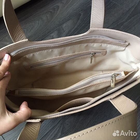 Новая сумка нат. кожа, Италия