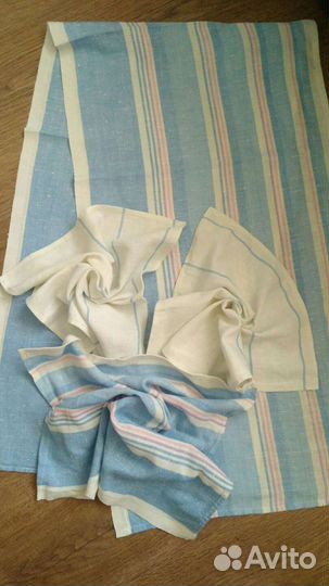 Набор сервировка лен