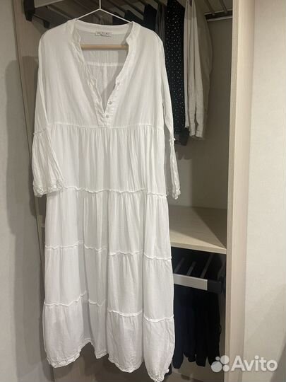 Платье летнее белое