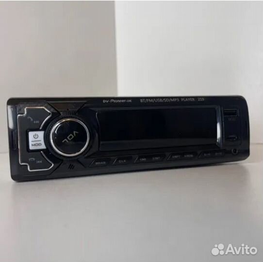 Магнитола 1din DV-pioneer.ok 219 bluetooth aux