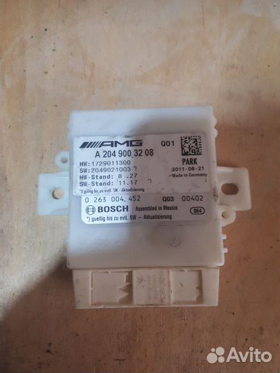 Блок парктроников А 204 900 32 08 мерседес 204