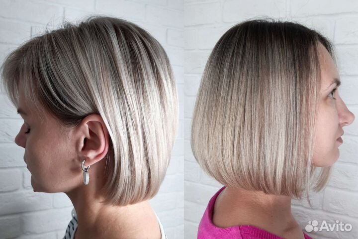 Сложное окрашивание волос,блонд,мелирование,аиртач