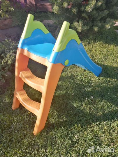 Детская горка пластиковая бу