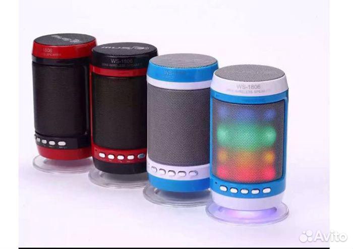 Колонка портативная Bluetooth WS-1806