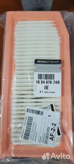 Воздушный фильтр двигателя renault