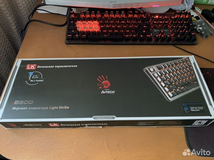 Механическая клавиатура A4tech Bloody B800