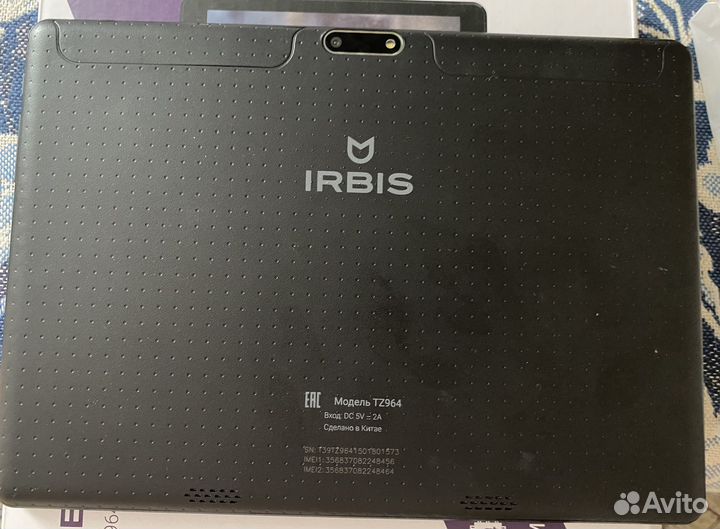 Планшет irbis TZ964