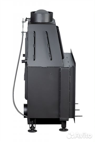 Камин Экокамин Альфа 700-150 B черный шамот Экокам