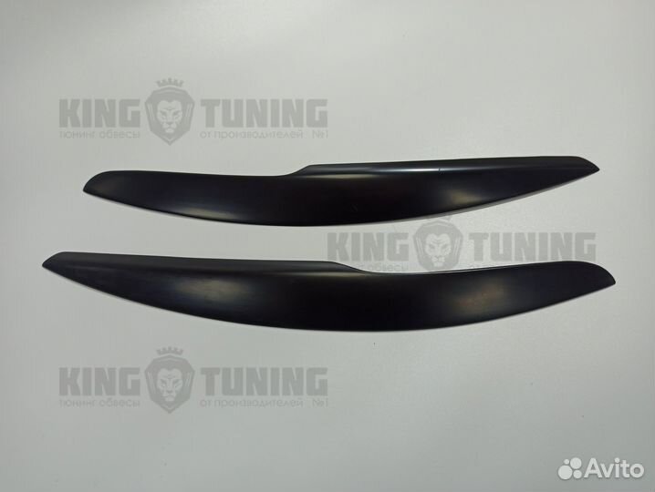 Накладки на фары Volkswagen Polo 5 2009-2016 гляне