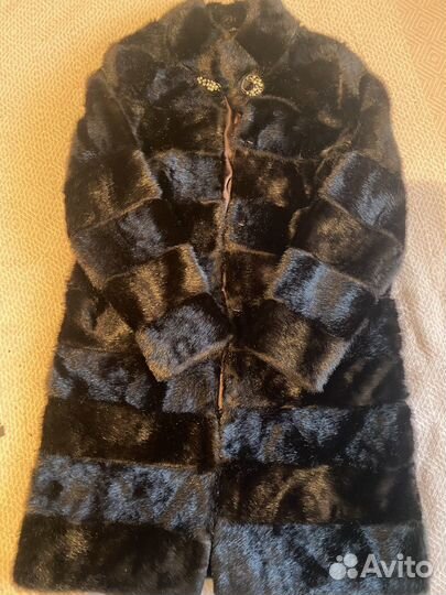 Шуба женская из кролика б/у
