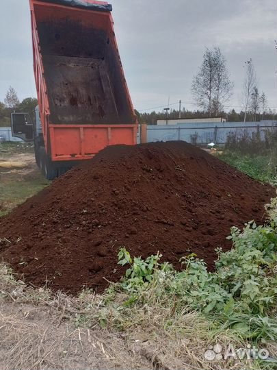 Торф (камазом 10-12м3 )