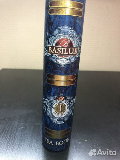 Жестяная коробка от чая Подарочная упаковка книга