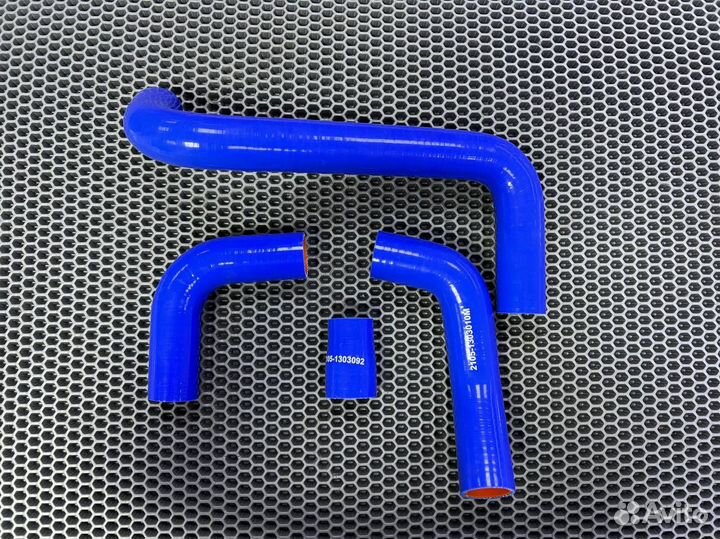 Силиконовые патрубки радиатора ваз 2101-07 Нива