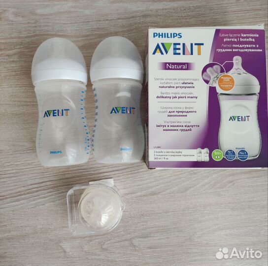 Бутылочки для кормления Philips avent natural