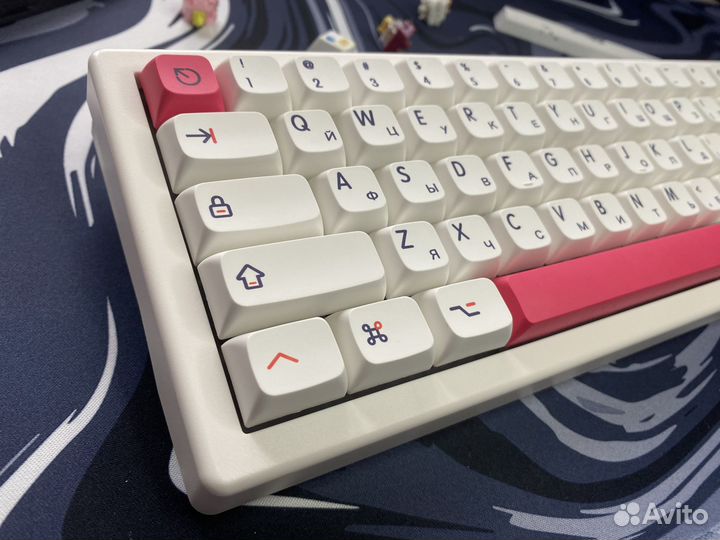 Кастомная клавиатура #5 (Gmk67+ktt peach)