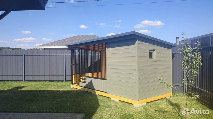 Вольер с выгулом