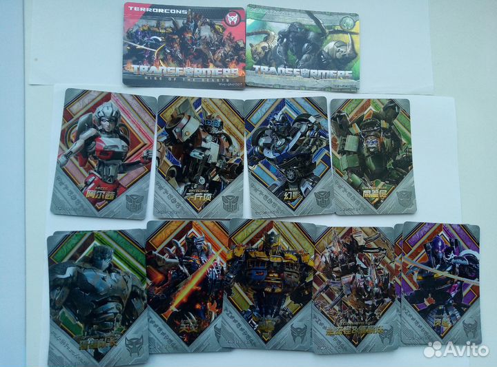 Карточки трансформеры Kayou Transformers