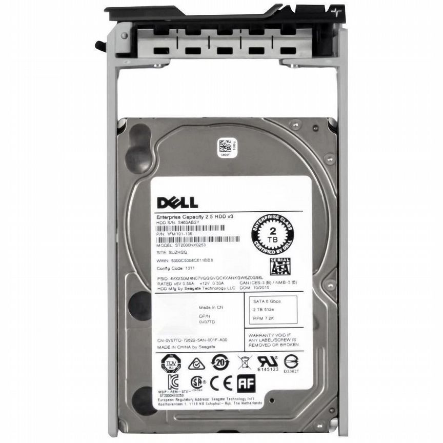 [V07TD] Жесткий Диск Dell 2tb Sata3 2,5" Hdd V07td