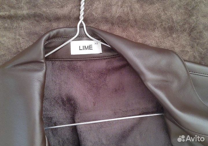 Кожаная куртка lime
