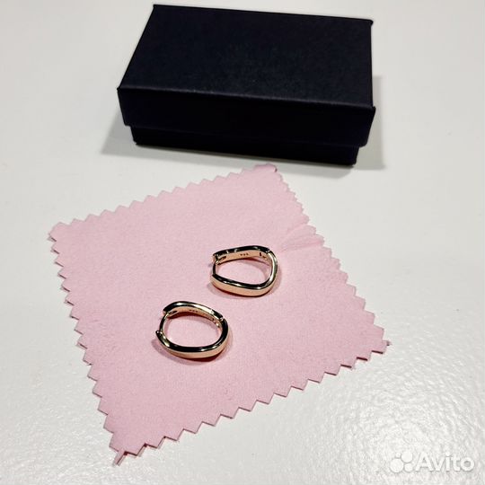 Серьги кольца конго