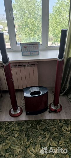 Усилитель и колонки 2.1