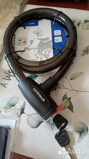 Замок велосипедный с ключами