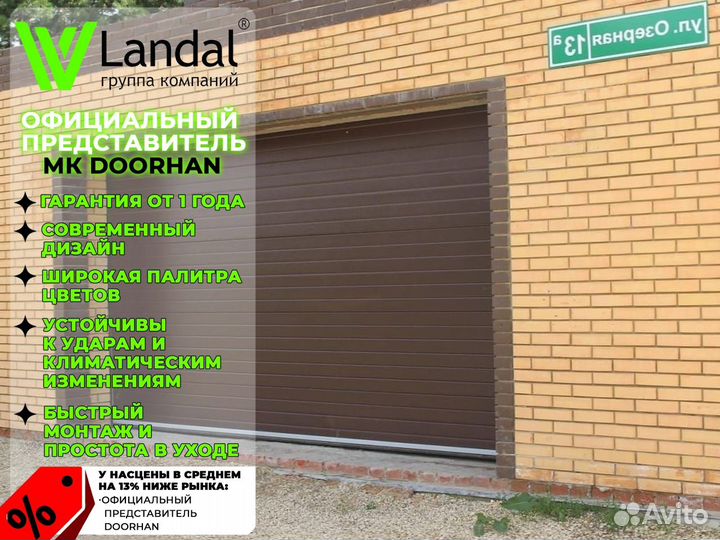 Секционные ворота