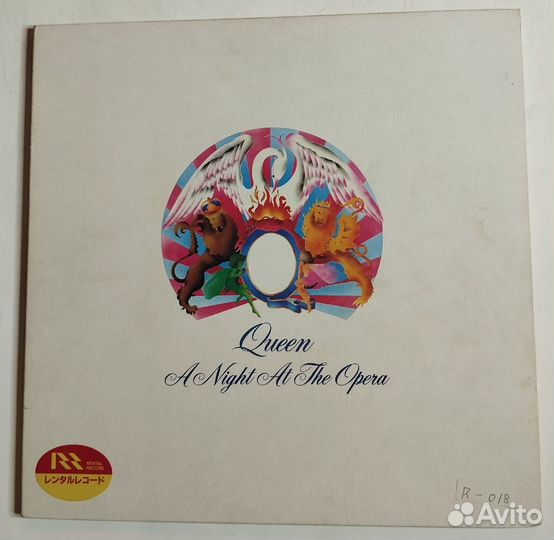 Винтажная виниловая пластинка LP Queen A Night AT