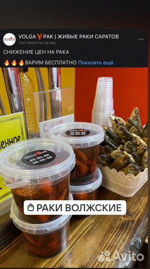 Живые раки