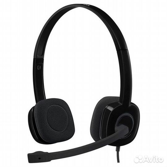 Наушники с микрофоном Logitech Stereo Headset H151