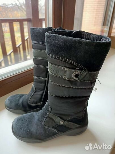 Сапоги детские зимние ecco