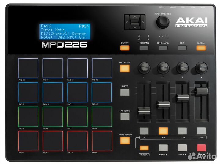 Midi/USB-контроллер Akai PRO MPD226