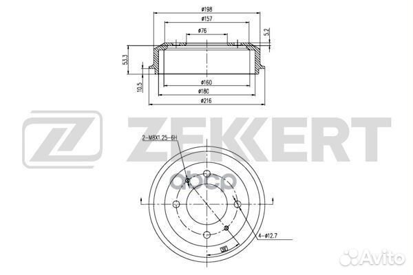 Барабан торм. зад. Hyundai Accent I II 94- bs