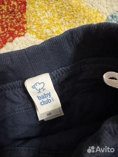 Вельветовые брюки для мальчика 80