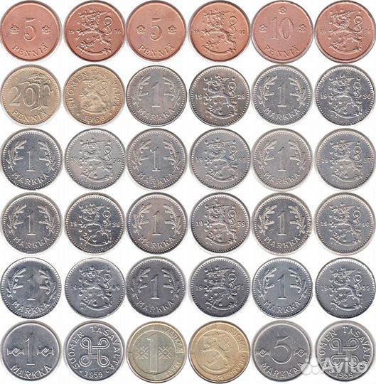 Монеты Финляндии