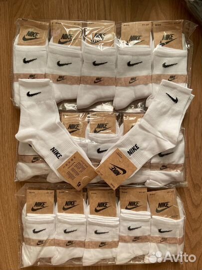 Носки Nike, adidas высокие, короткие