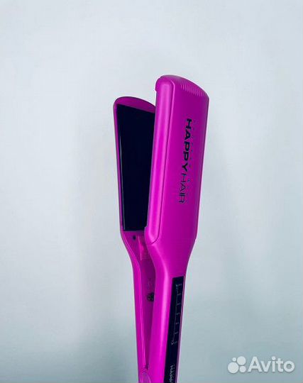 Утюжок титановые пластины happy hair