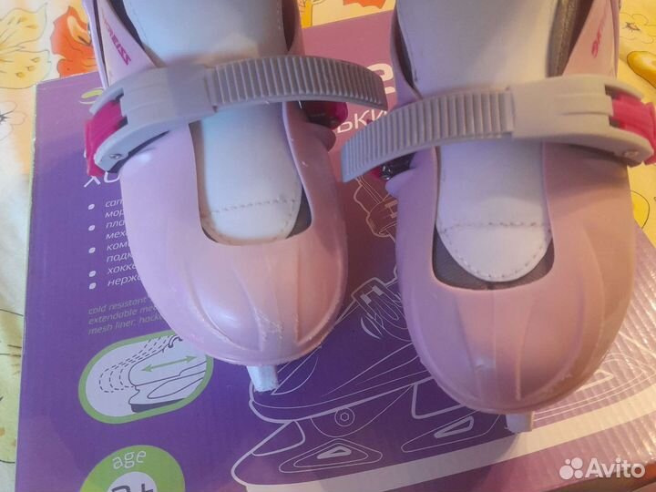 Коньки детские раздвижные 33 36