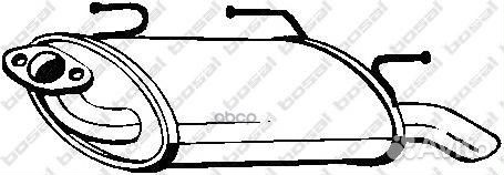 Глушитель задняя часть 145-611 Bosal