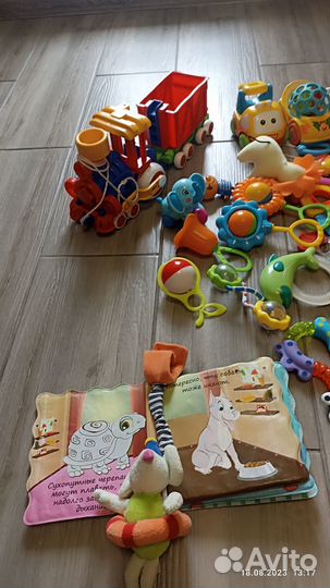 Игрушки 0+, коврик развивающий