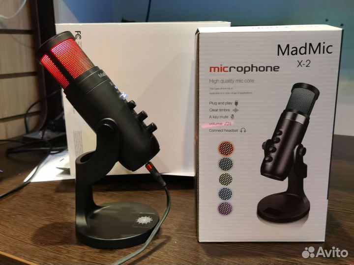 Микрофон стриминговый MadMic X2