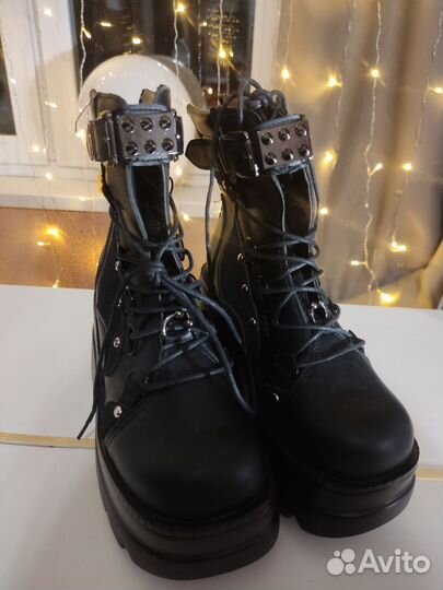 Ботинки на платформе новые 37-38 демисезонные