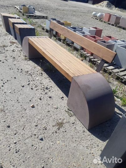 Бетонные лавочки на заказ и в наличии