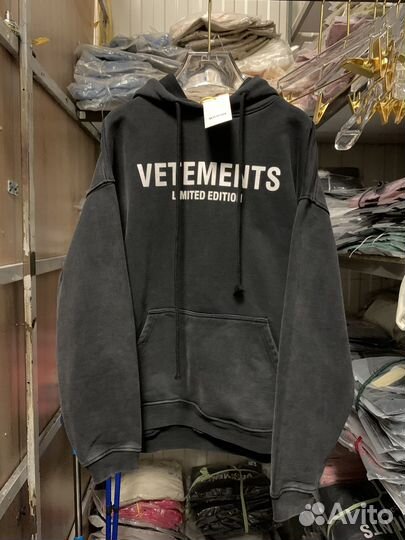 Худи Vetements Limited Edition оверсайз 2025