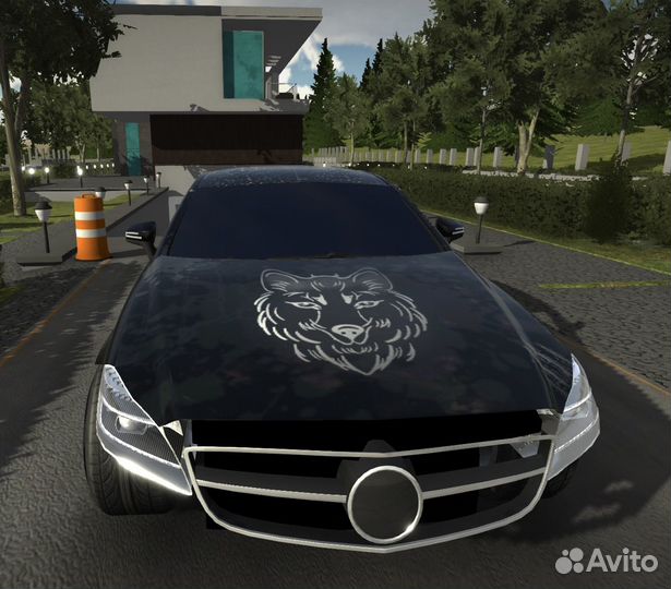 Кар паркинг CLS 63AMG банан, фулл без бамперов