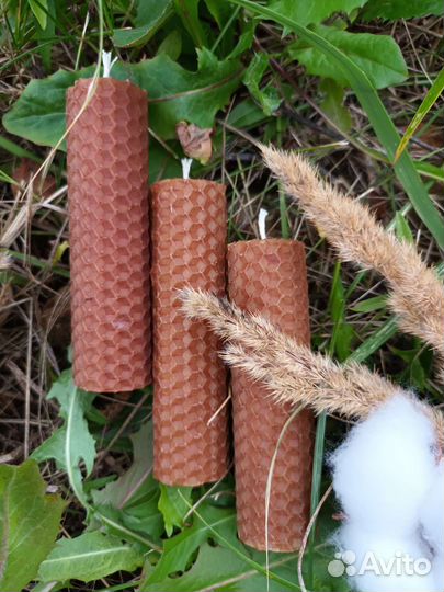 Набор свечей из вощины