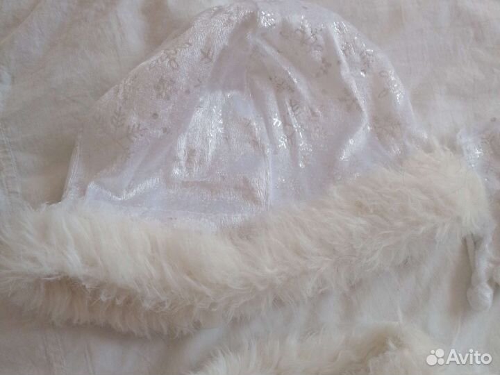 Костюм Снегурочки и зайчика 105-116