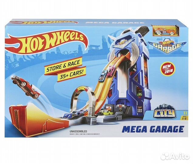 Hot wheels мега гараж