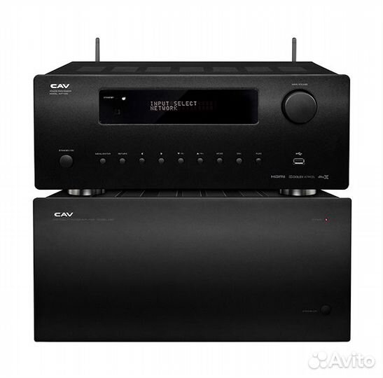 Двухблочный AV-ресивер CAV AVP1000 + CAV A400