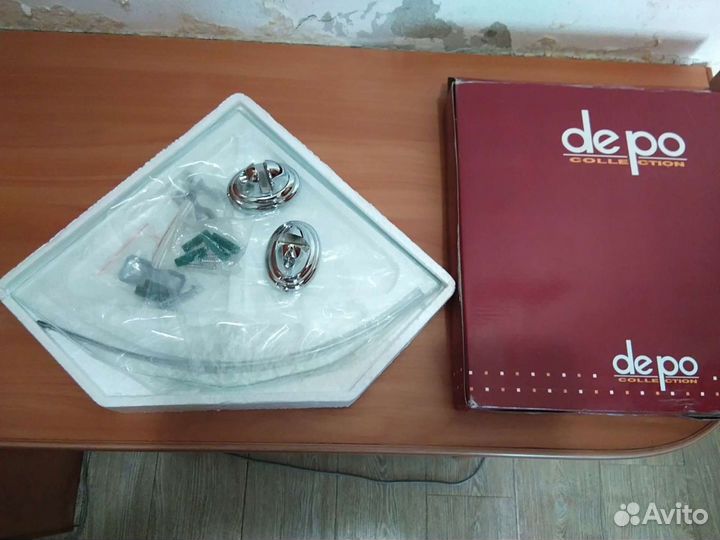 Стеклянные полочки 4 шт